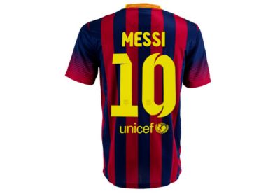 back of messi jersey