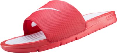 nike benassi slides red