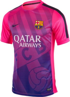 pink barca shirt