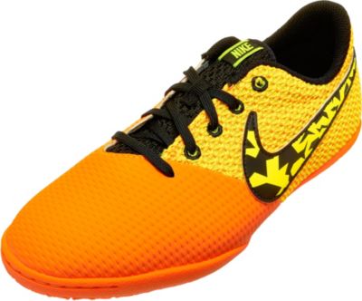 nike indoor soccer shoes orange