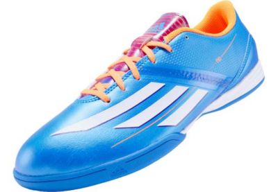 blue adidas indoor soccer shoes