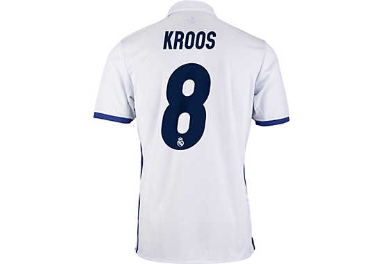 Toni Kroos Real Madrid Jersey - 2016 Real Madrid Home Jerseys
