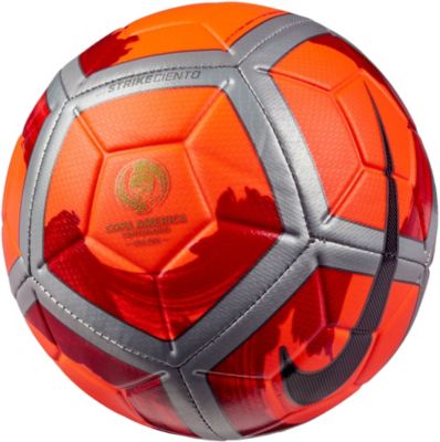 nike strike soccer ball red