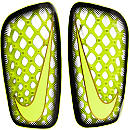 Nike Mercurial Flylite Shinguard - Clear and Volt