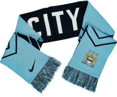 Nike Manchester City Supporters Scarf - 14/15 Man City Soccer Scarves