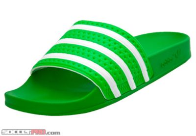 Adidas adilette Sandals - Green Soccer Sandals