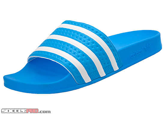 adidas adilette Sandals - Blue Soccer Sandals