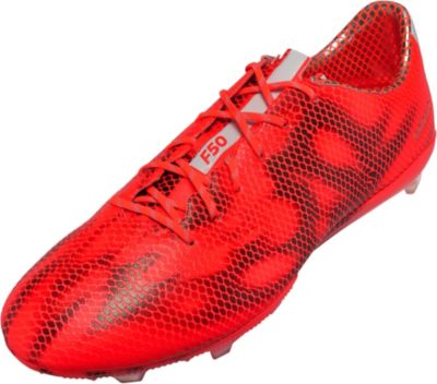 adidas F50 adiZero FG Cleats >> Free Shipping >> Red adidas F50 Soccer ...