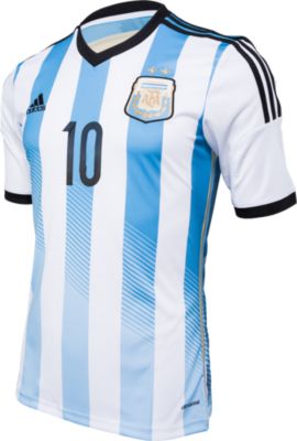 adidas Youth Argentina Messi Home Jersey - 2014 Kids Messi Jerseys