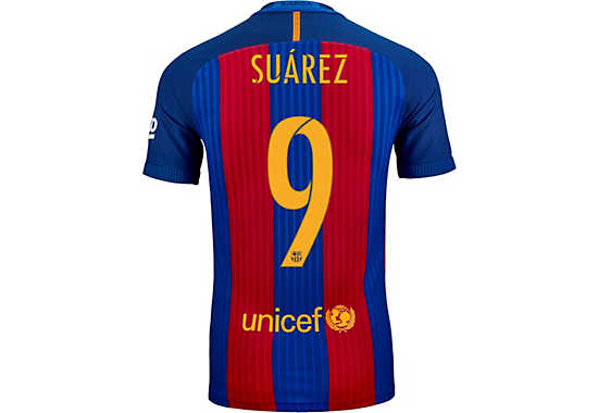 Nike Suarez Barcelona Jersey - 2016/2017 Barcelona Jerseys