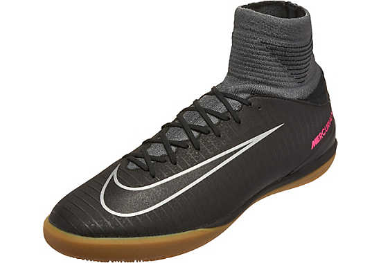 Nike Kids MercurialX Proximo II IC - Black Mercurial Soccer Shoes